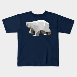 Blushing Polar Bear Kids T-Shirt